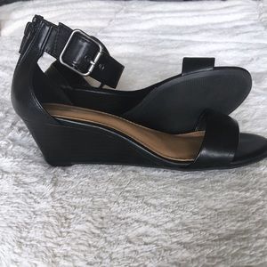 Black Sandal wedge